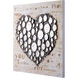 Work of Heart Silver Wall Art, Varaluz Casa