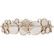 Fascination 2 Light 25 inch Zen Gold Vanity Light Wall Light in Recycled Champagne Bottle Glass 