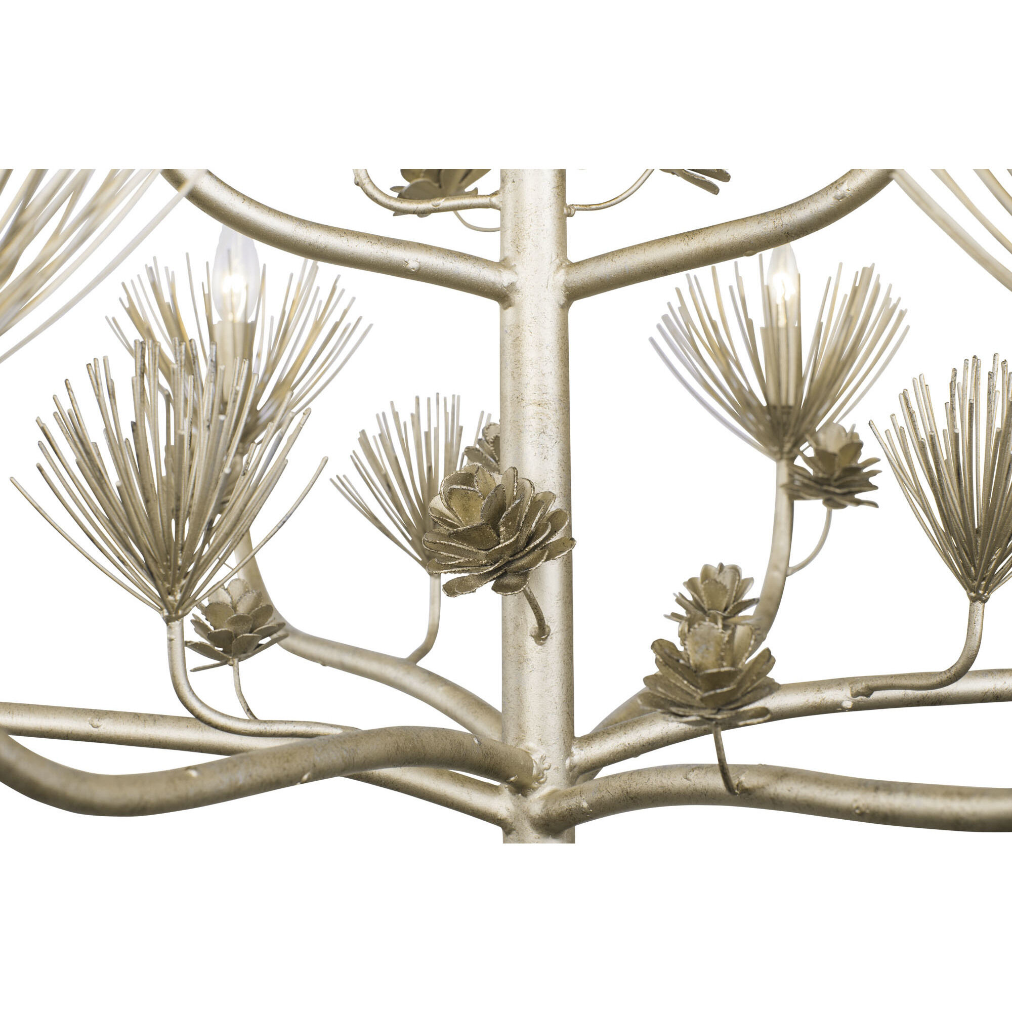 Pinion 9 Light 34 inch Zen Gold Chandelier Ceiling Light