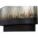 Cannery 2 Light 16 inch Ombre Galvanized Sconce Wall Light