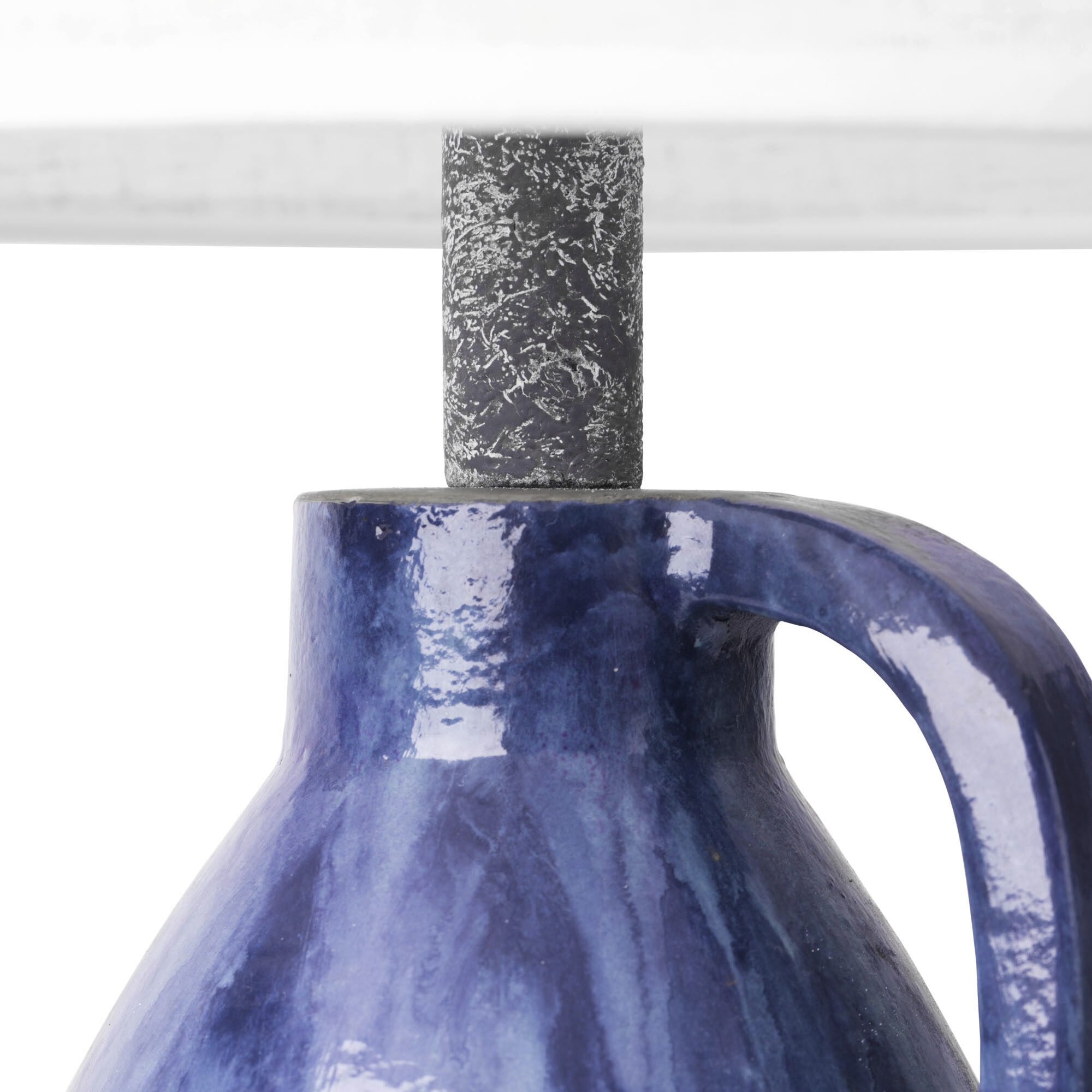 Avesta 22 inch 100.00 watt Apothecary Gray and Blue Lustro Table Lamp Portable Light