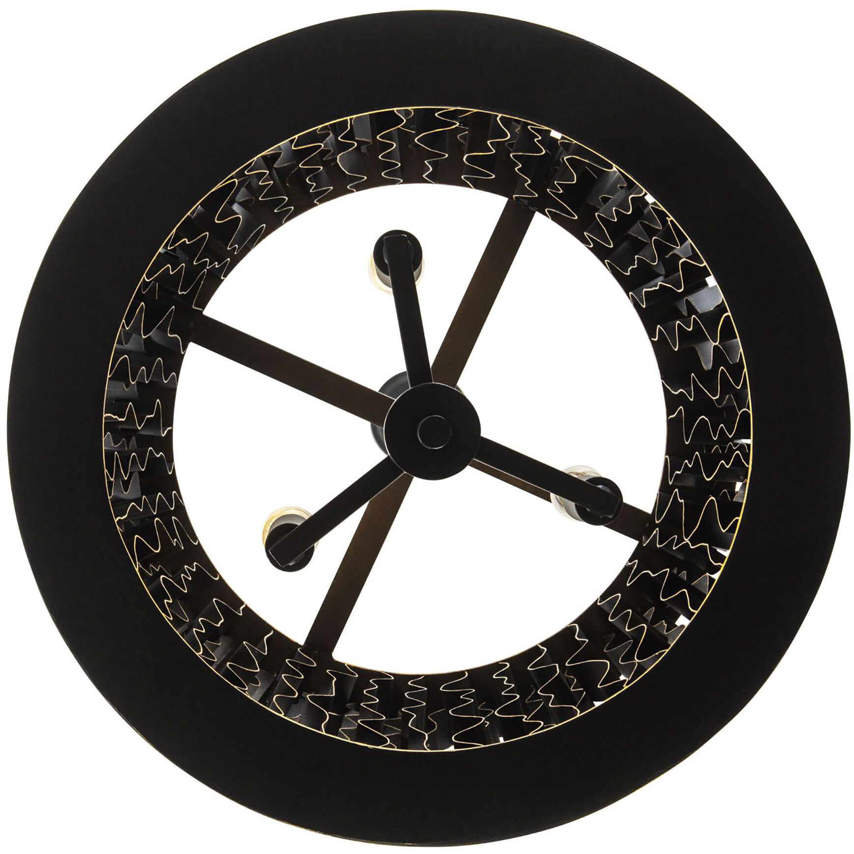 Estela 3 Light 16 inch Matte Black Pendant Ceiling Light, Smithsonian Collaboration