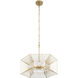 Arcade 6 Light 24 inch French Gold Pendant Ceiling Light