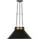 Mood Swings 1 Light 31.5 inch Heritage Black and Heritage Bronze Pendant Ceiling Light