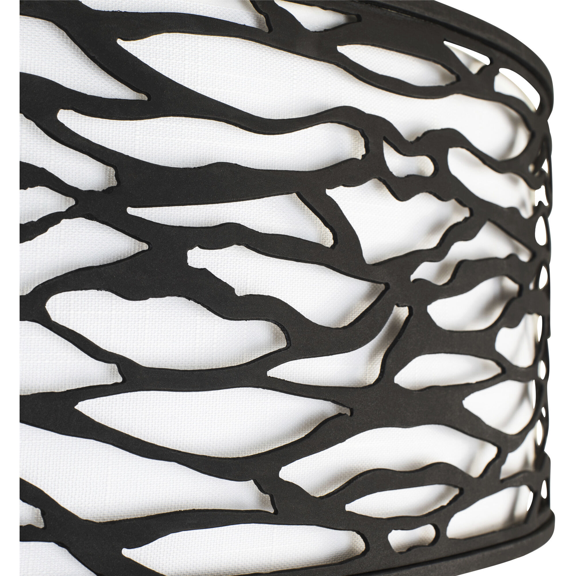 Kato 6 Light 30 inch Carbon Black Semi-Flush Mount Ceiling Light