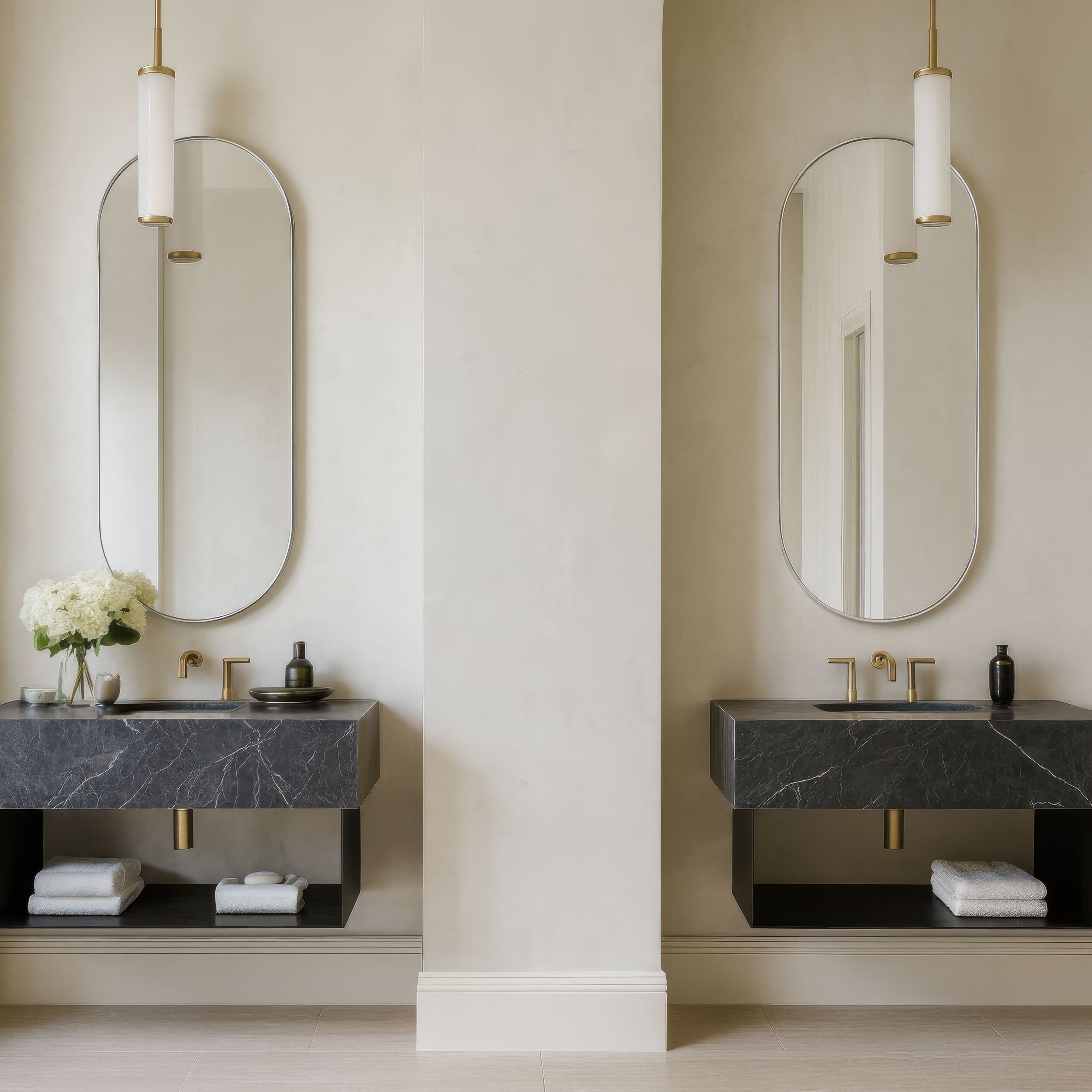 Capsule 60 X 24 inch Chrome Wall Mirror