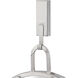 Stopwatch 33 X 22 inch Polished Nickel Powder Room Mirror, Varaluz Casa