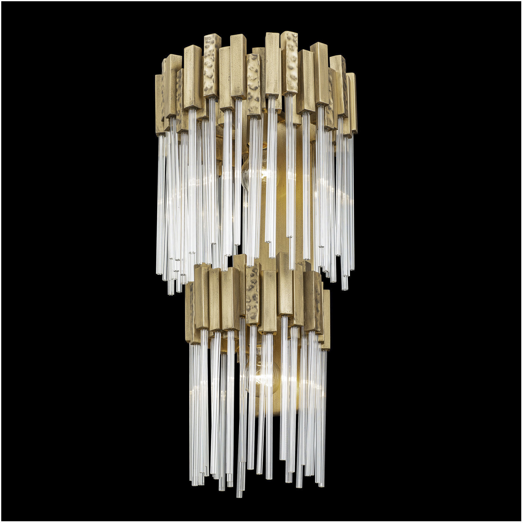 Matrix Sconce Wall Light in Havana Gold