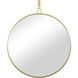 Stopwatch 43.25 X 40 inch Gold Accent Wall Mirror, Varaluz Casa