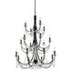 Brentwood 18 Light 32 inch Black Chandelier Ceiling Light