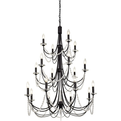 Brentwood 18 Light 32 inch Black Chandelier Ceiling Light