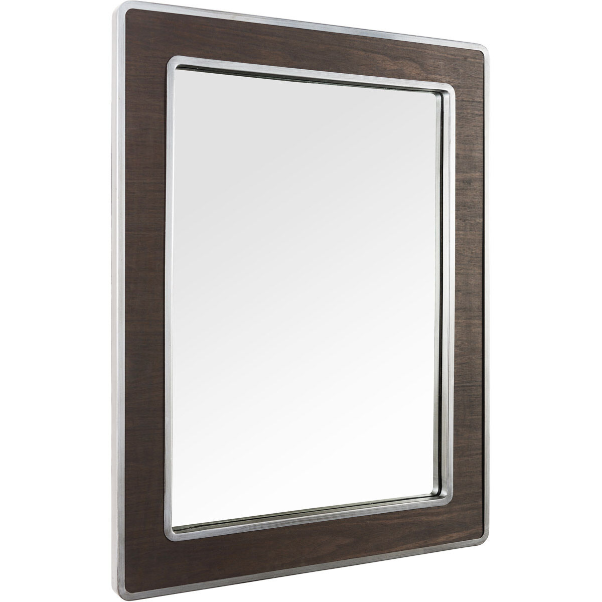 Macie 35.5 X 27.75 inch Reclaimed Wood and Mirror Wall Mirror