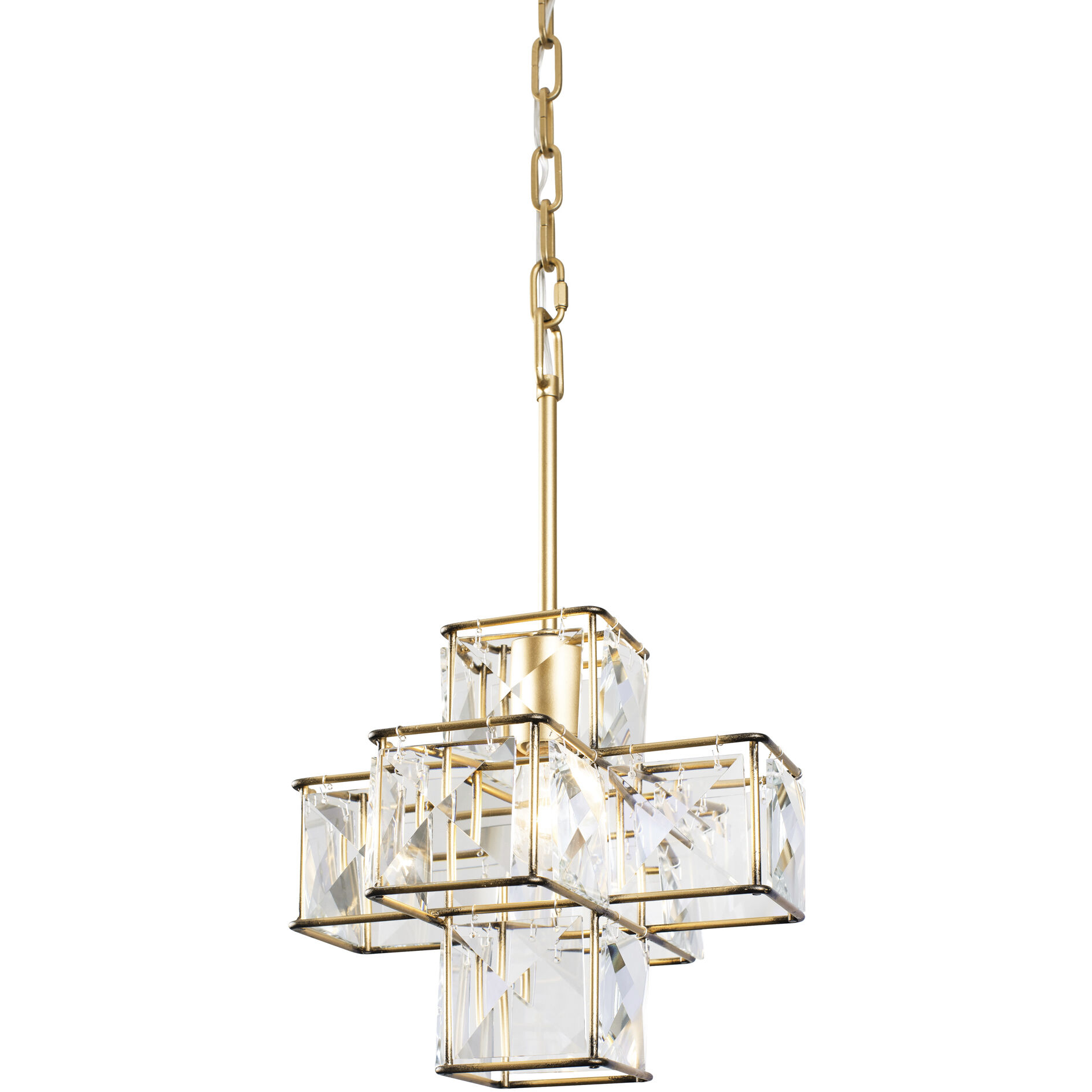 Cubic 1 Light 11.50 inch Pendant