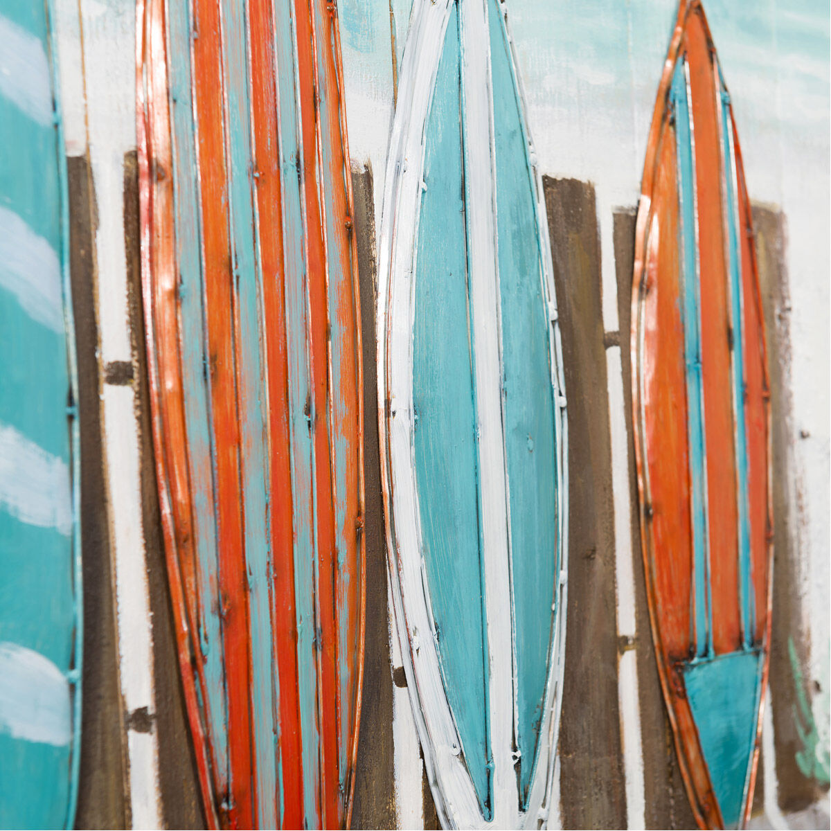 Surfer's Paradise Painted Wall Art