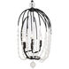 Voliere Sconce Wall Light in Matte Black