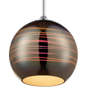 Spacey 1 Light 10 inch Polished Chrome Pendant Ceiling Light