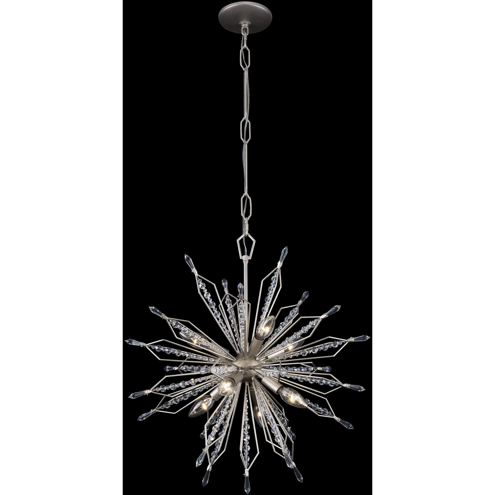 Orbital 8 Light 22 inch Gold Dust Pendant Ceiling Light