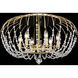 Voliere 6 Light 24.25 inch Havana Gold Semi-Flush Mount Ceiling Light