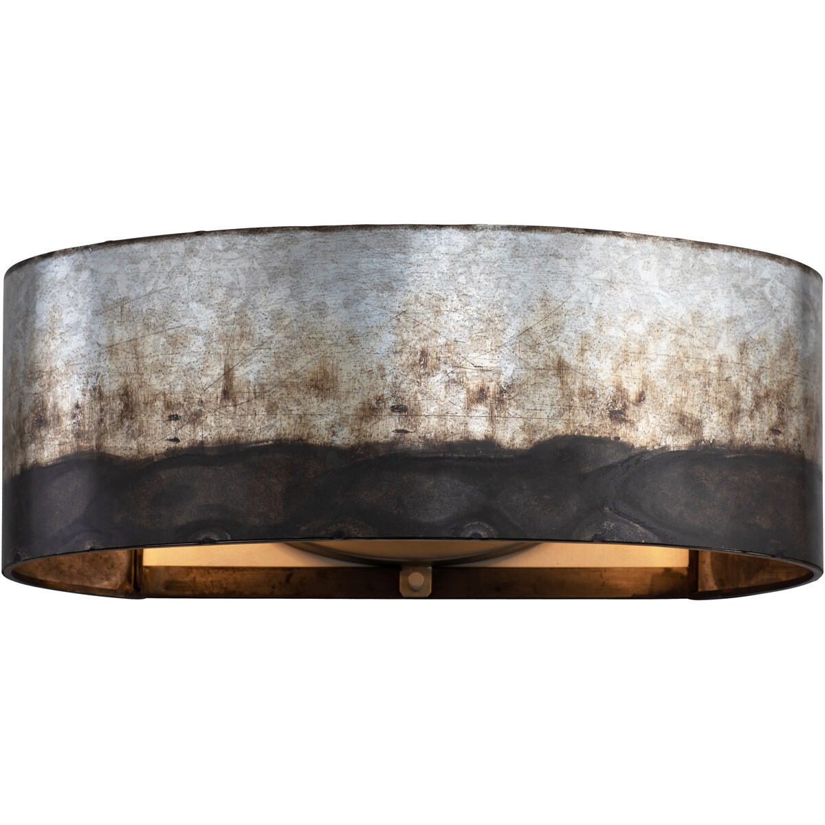 Cannery 2 Light 16 inch Ombre Galvanized Bath Vanity Light Wall Light