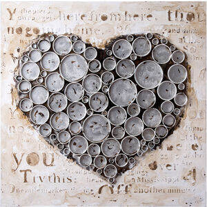 Work of Heart 31.50 inch  X 31.50 inch Wall Accent