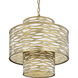 Kato 4 Light 18.75 inch REF Pendant Ceiling Light in Havana Gold