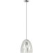 Chroman Empire 1 Light 9.85 inch Chrome Pendant Ceiling Light