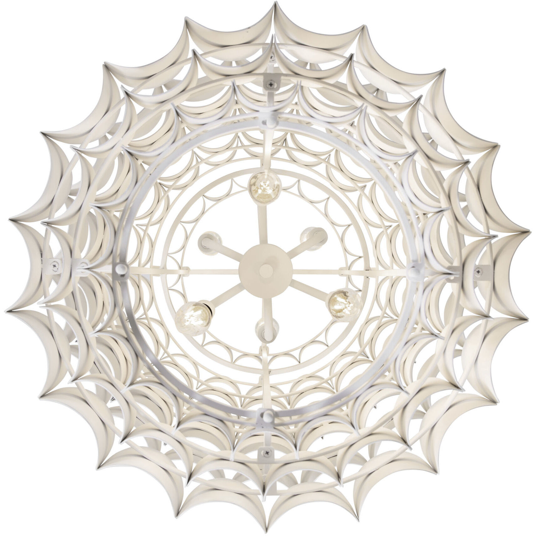 Swoon 6 Light 20 inch Matte White Foyer Ceiling Light, Smithsonian Collaboration