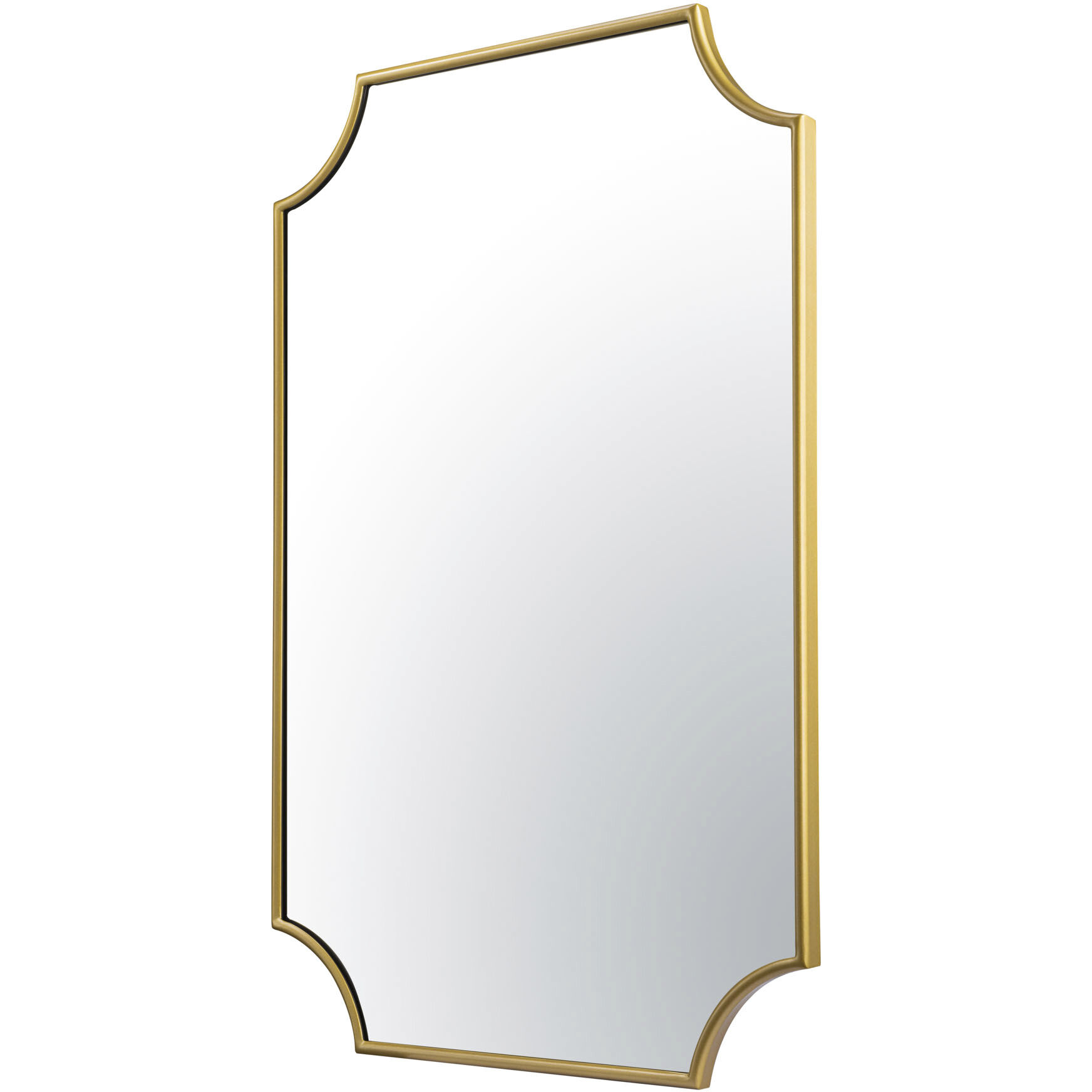 Carlton 33 X 22 inch Gold Wall Mirror, Tamara Day Collaboration