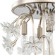 Wildflower 4 Light 19 inch Gold Dust Semi-Flush Ceiling Light, Smithsonian Collaboration