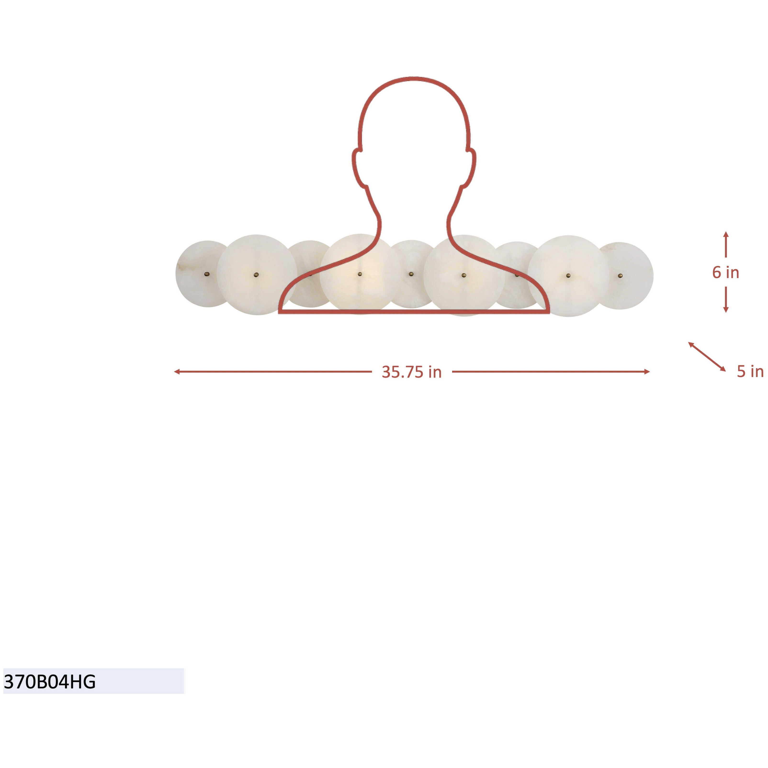 Cosmos 4 Light 35.75 inch Havana Gold Bath Vanity Light Wall Light, Smithsonian Collaboration