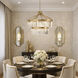 Social Club 9 Light 23.25 inch Havana Gold Pendant Ceiling Light