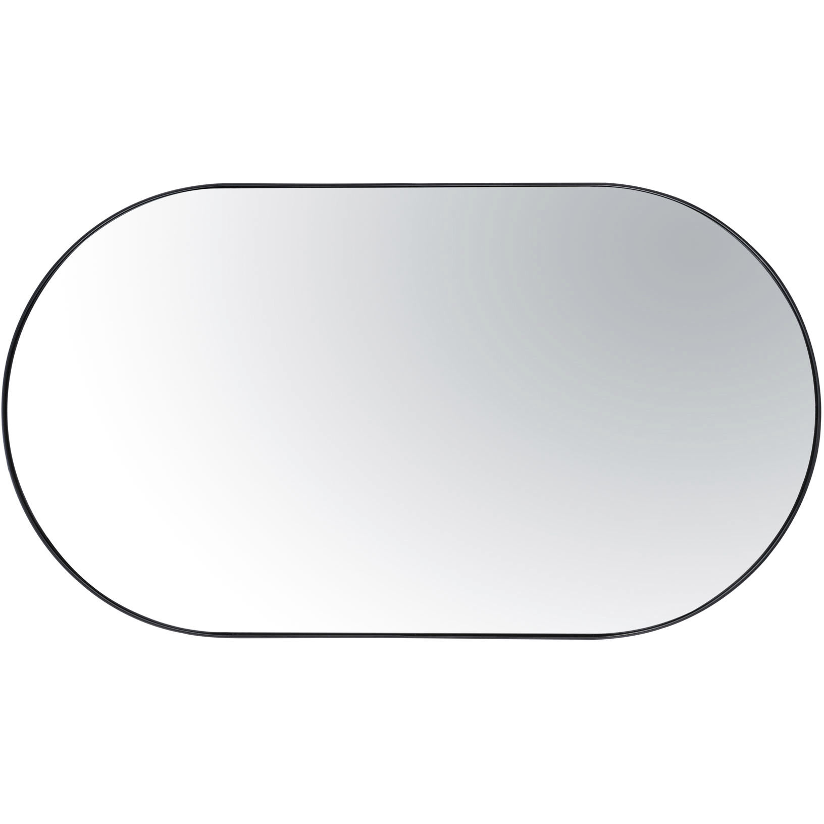 Capsule 40 X 22 inch Black Wall Mirror