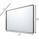 Kye 40 X 22 inch Black Wall Mirror, Varaluz Casa