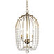 Voliere 3 Light 14.5 inch Havana Gold Pendant Ceiling Light