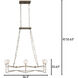 Bodie LED 36.5 inch Havana Gold Linear Pendant Ceiling Light