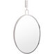 Stopwatch 33 X 22 inch Polished Nickel Powder Room Mirror, Varaluz Casa
