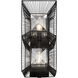 Arcade 2 Light 7 inch Carbon Wall Sconce Wall Light