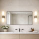 Kye 40 X 22 inch Polished Nickel Wall Mirror, Varaluz Casa
