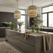Swoon 6 Light 20 inch Matte White Foyer Pendant Ceiling Light, Smithsonian Collaboration