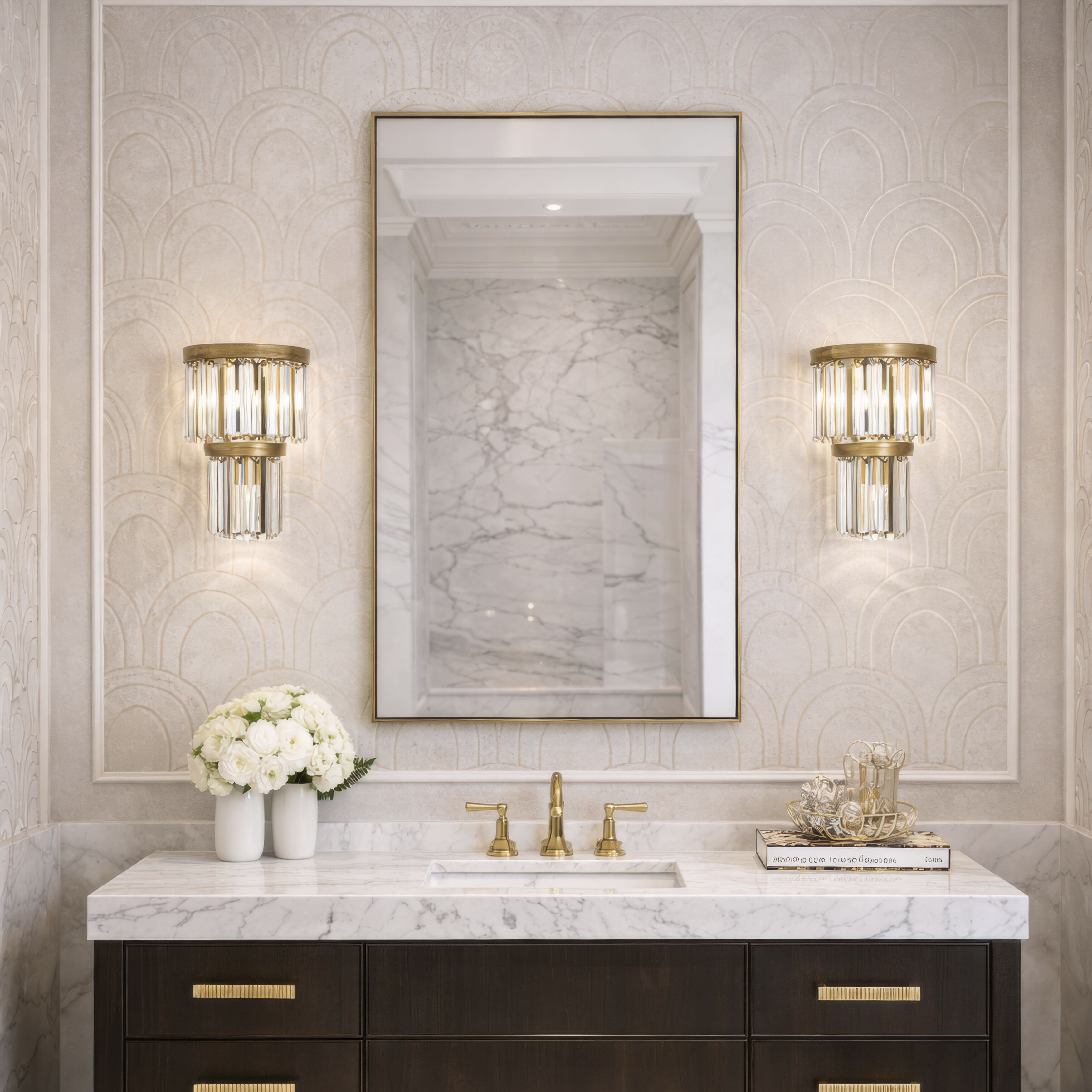 Social Club 3 Light 10.5 inch Havana Gold Wall Sconce Wall Light