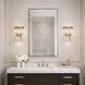 Social Club 3 Light 10.5 inch Havana Gold Wall Sconce Wall Light