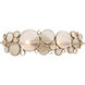 Fascination 2 Light 25 inch Zen Gold Vanity Light Wall Light in Recycled Champagne Bottle Glass 