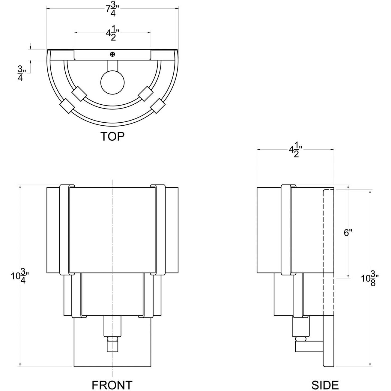 Blonde Moment 1 Light 7.75 inch Matte Black and Honey with Medium Oak Wall Sconce Wall Light