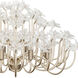 Wildflower 8 Light 32 inch Gold Dust/Artifact Chandelier Ceiling Light, Smithsonian Collaboration