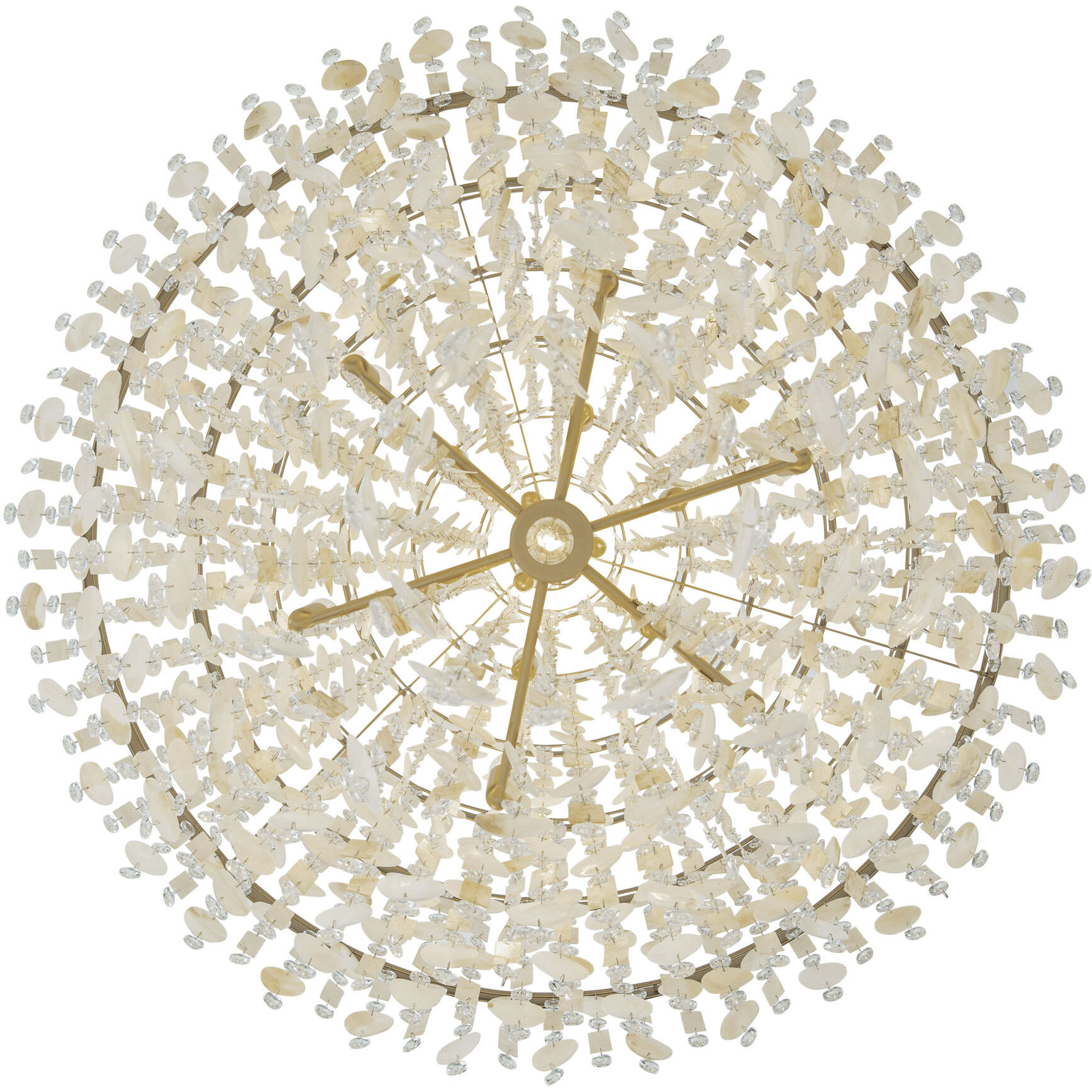 Kalani 16 Light 41 inch French Gold Chandelier Ceiling Light, Smithsonian Collaboration