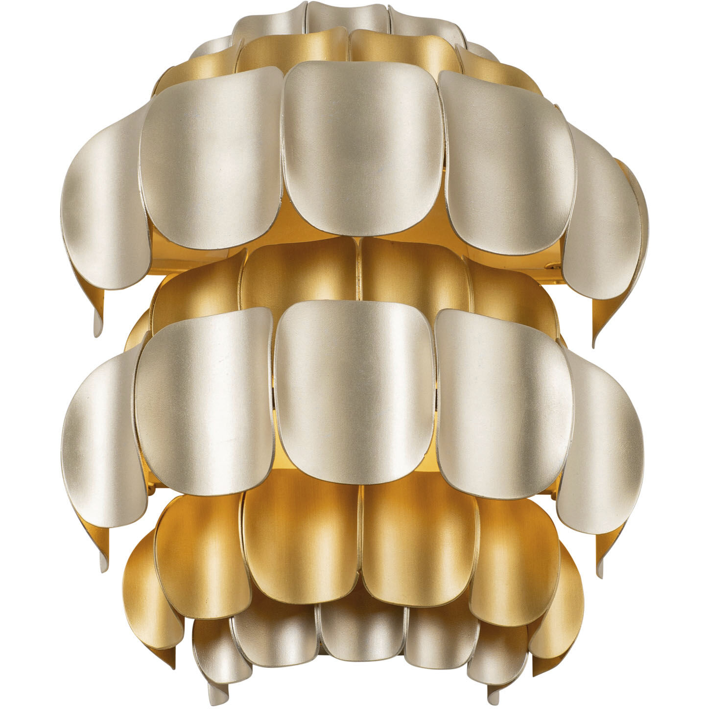 Swoon Sconce Wall Light in Antique Gold, Smithsonian Collaboration