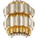Swoon Sconce Wall Light in Antique Gold, Smithsonian Collaboration