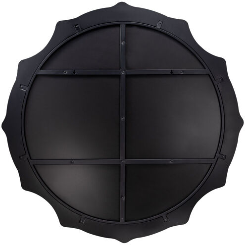 Not Baroque - en 40 X 40 inch Black Wall Mirror, Tamara Day Collaboration