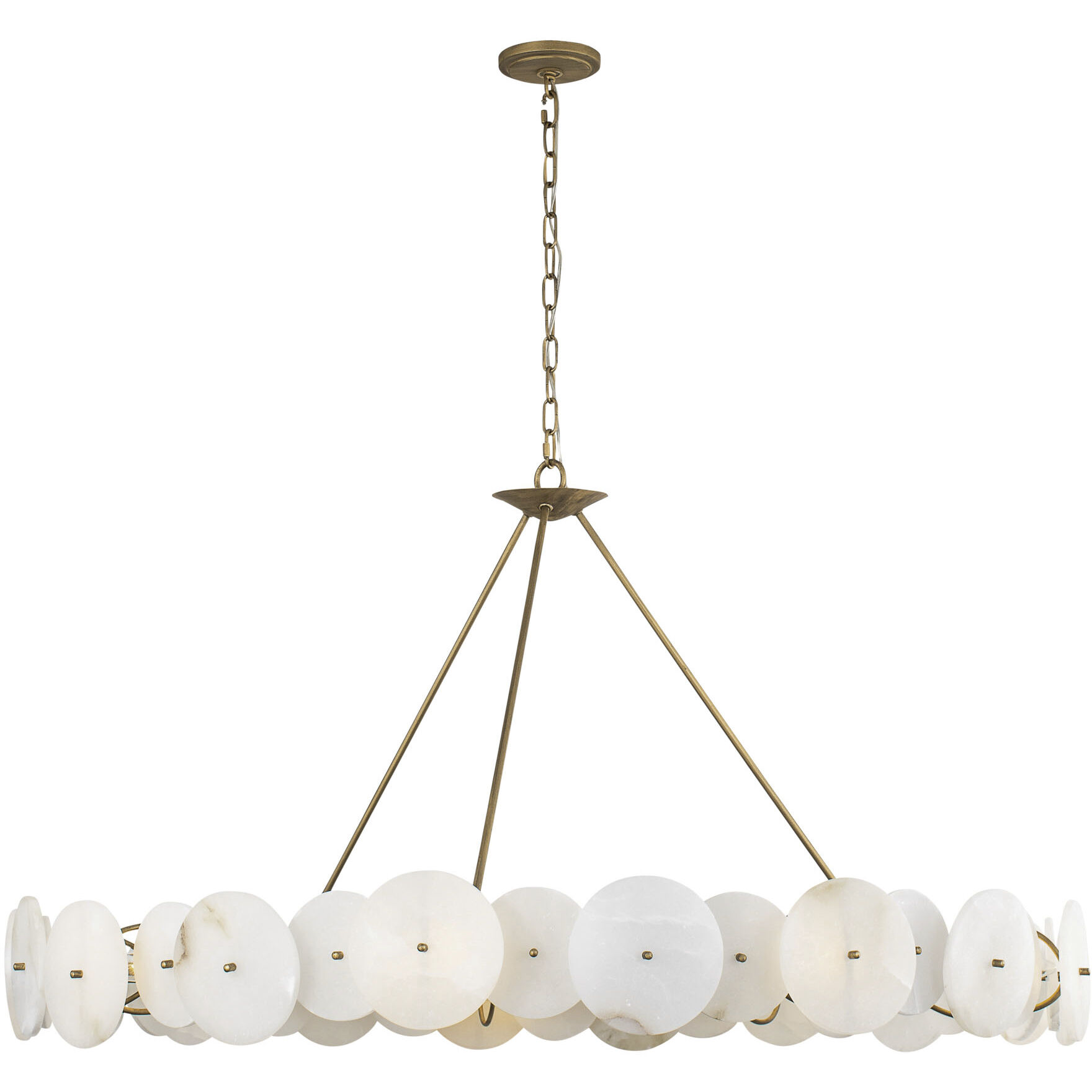 Cosmos 9 Light 48 inch Havana Gold Chandelier Ceiling Light, Smithsonian Collaboration