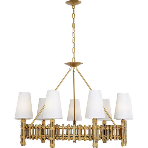 Nevis LED 36 inch French Gold Chandelier Ceiling Light